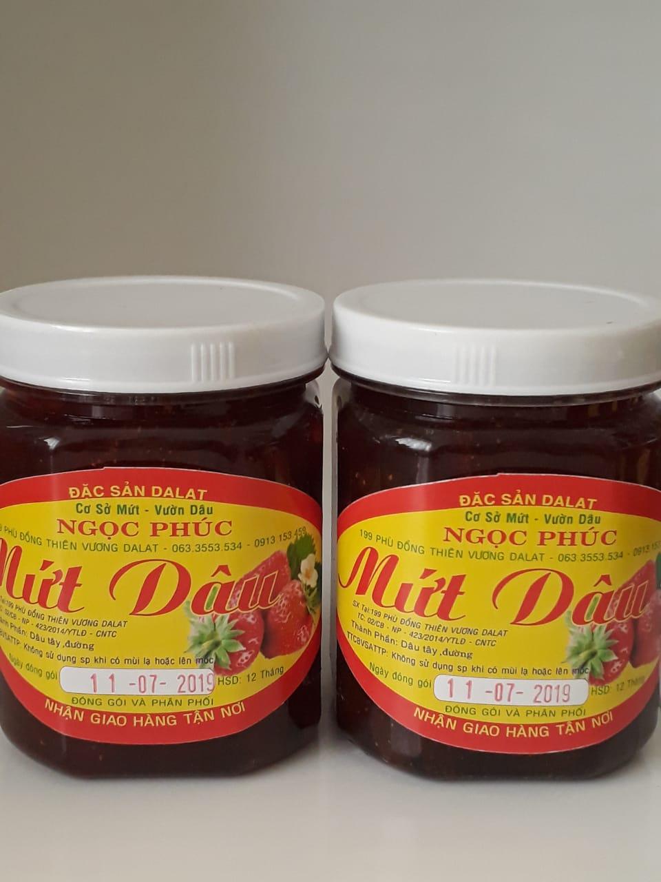 [HCM]COMBO 2 HŨ MỨT DÂU TÂY- ĐẶC SẢN ĐÀ LẠT