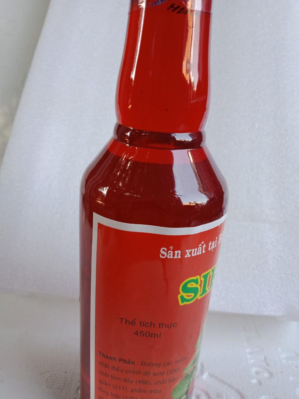 [HCM]Siro hoa quả Châu Thành đủ vị 450ml (Hương dâu)
