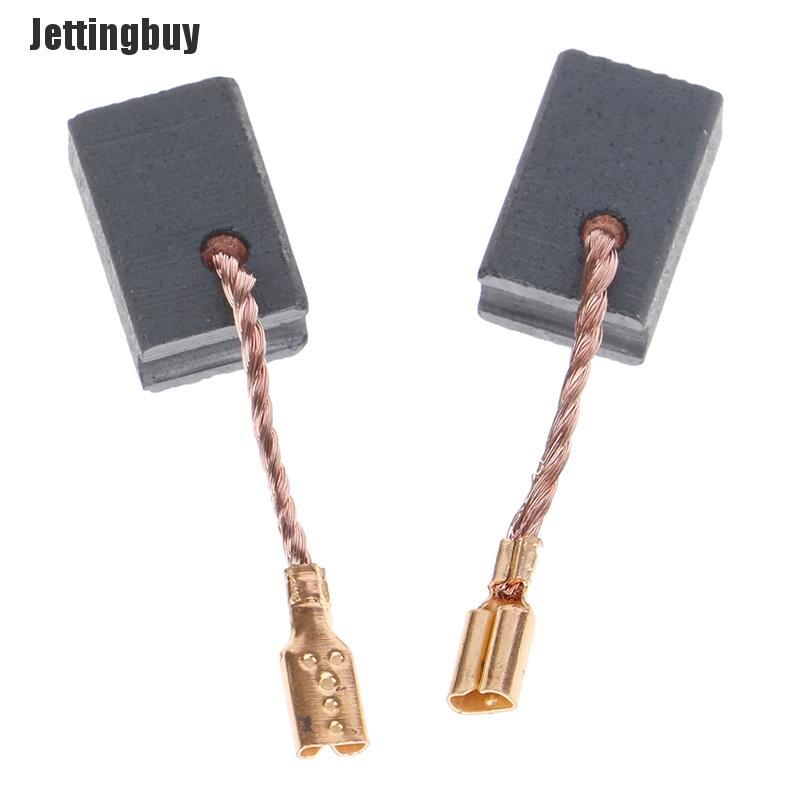 Jettingbuy 10Pcs Graphite Copper Motor Carbon Brushes Kit For Angle Grinder 6*8.5*13.5mm