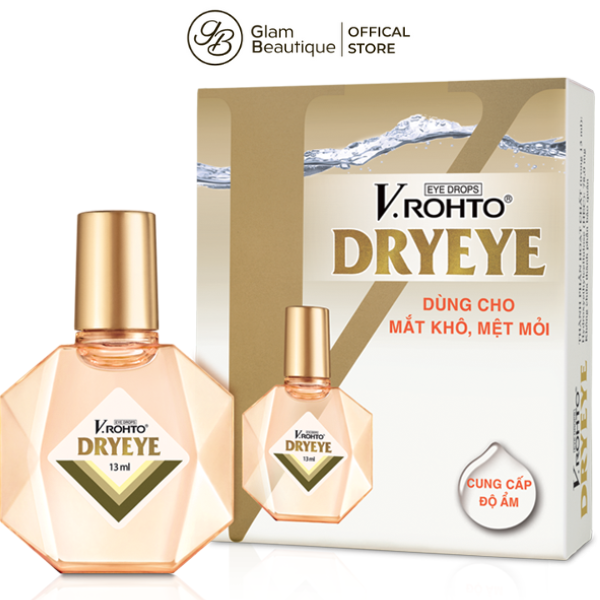 Dung Dịch Nhỏ Mắt Rohto Cho Mắt Khô 13ml Glam Beautique