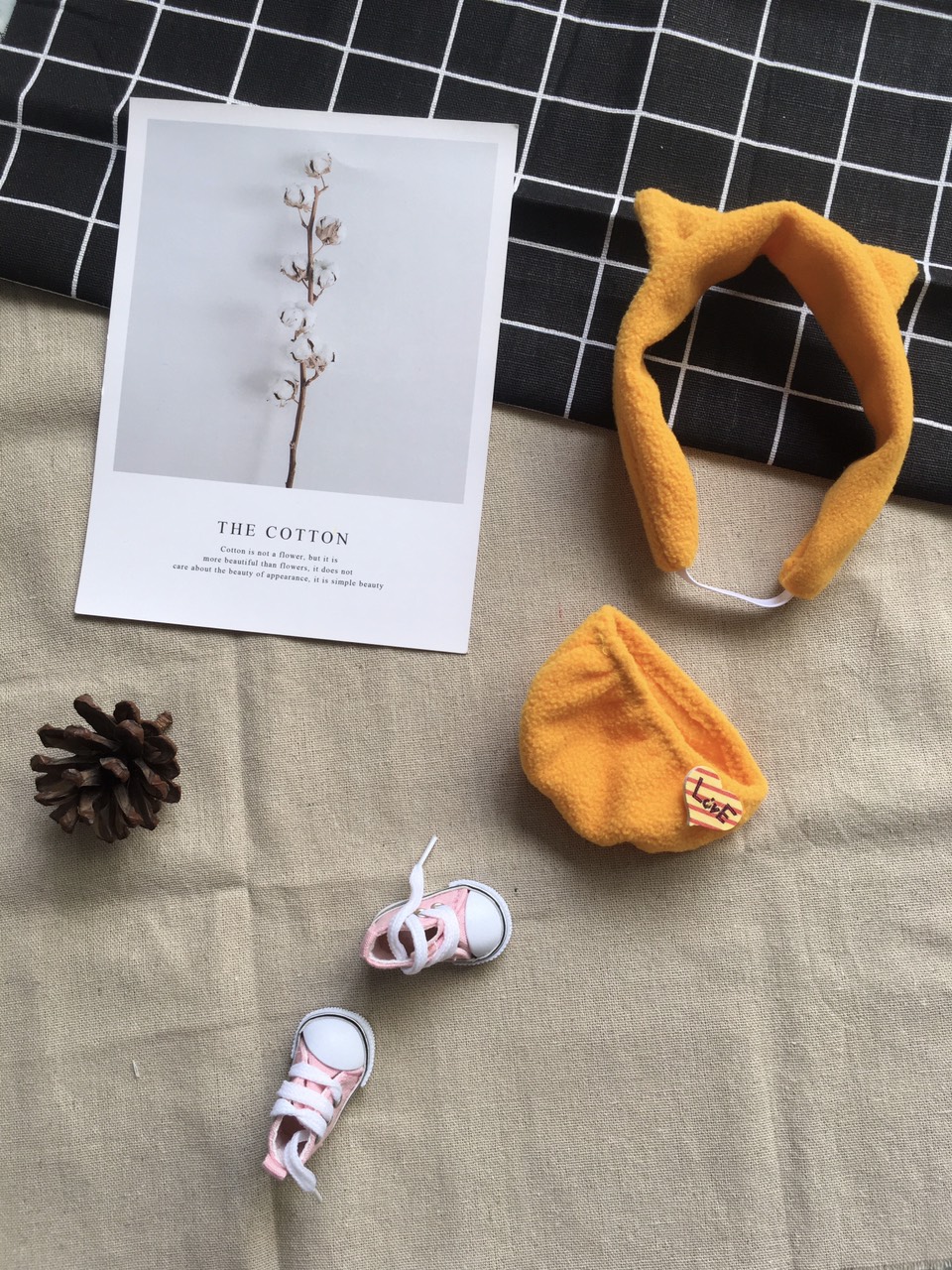 Sịp và băng đô outfit doll 20 kpop