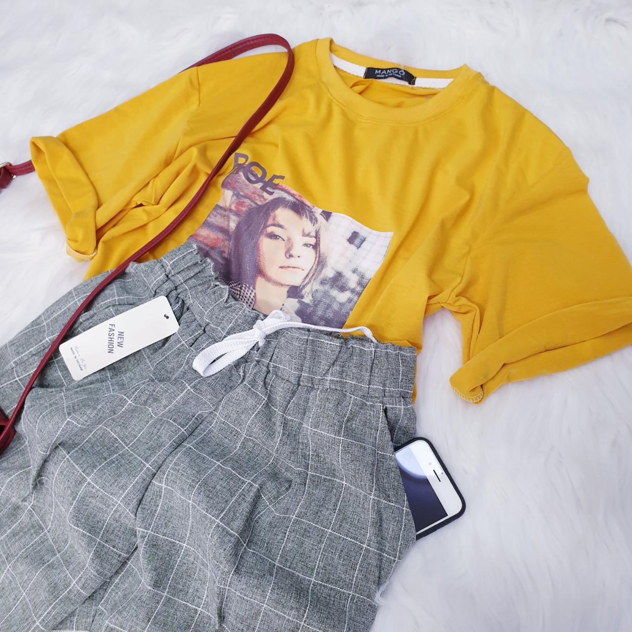 Quần baggy nhún eo thời trang