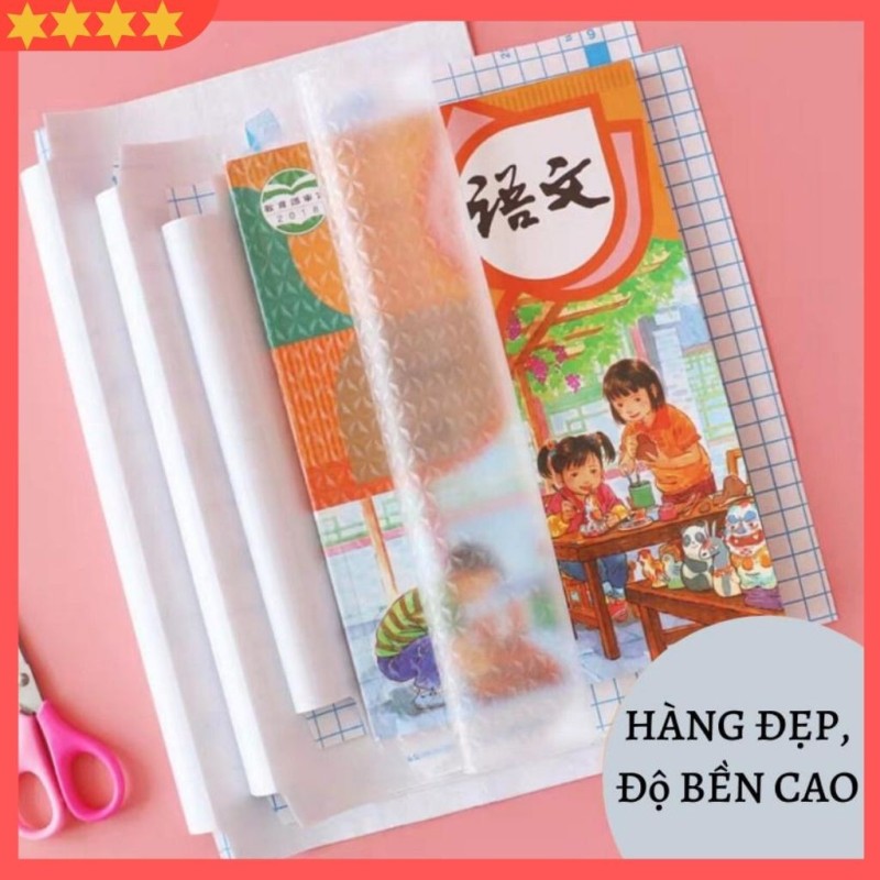 Mua Sét 10 tờ décal trong suốt bọc sách vở cho bé, sản phẩm tốt với chất lượng cao, cam kết giống như hình