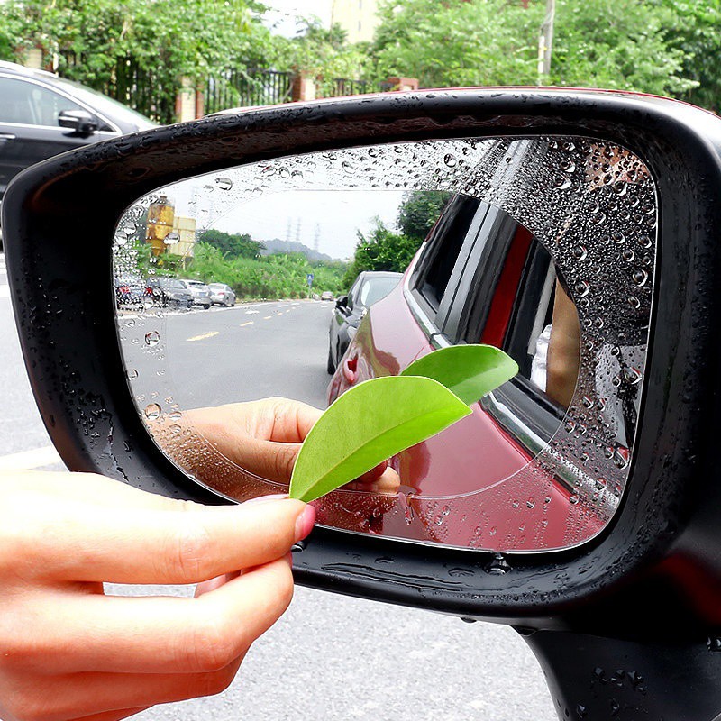 Car Rearview Mirror Anti Fog Rain Proof Coating Film Covers rain blades sticker