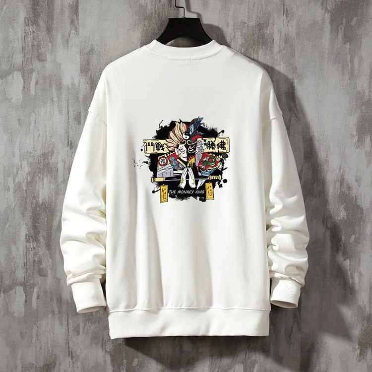 [VIDEO THẬT] Áo nỉ bông Sweater Monkey King unisex 2 màu (nam nữ đều mặc được)