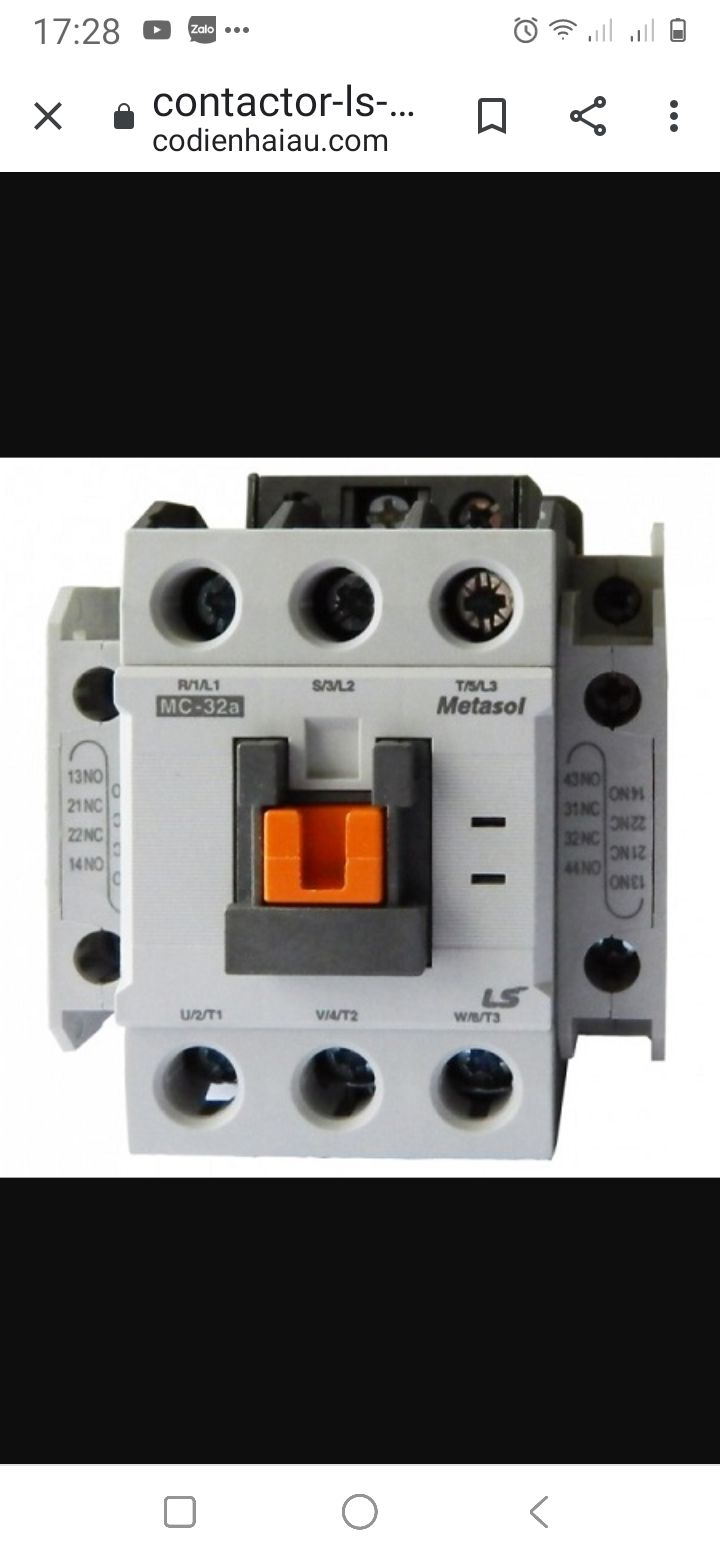 Khởi động từ 3 pha LS 32A 220V