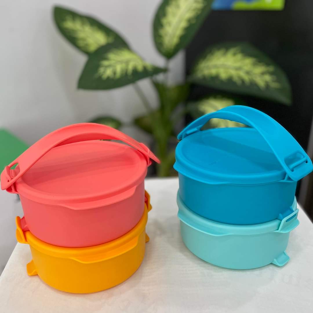 Bộ Hộp Cơm Tupperware Small Round Click To Go - Tupperware Mall Chợ Lớn