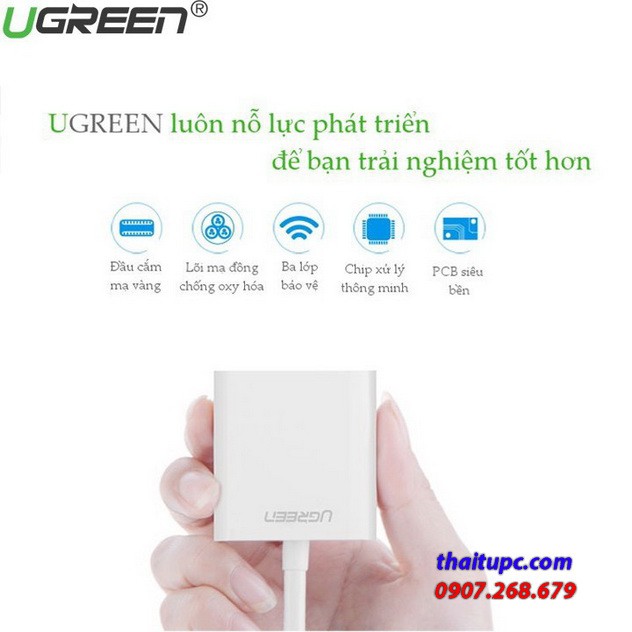 Cáp Chuyển Đổi Mini Displayport Sang VGA Cao Cấp Ugreen 10458