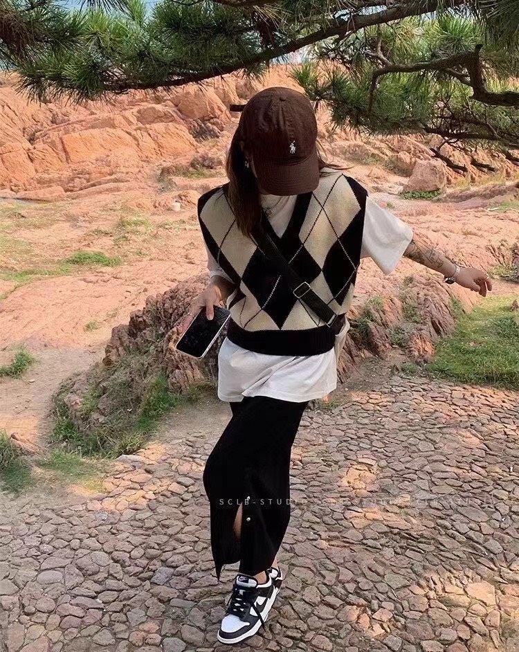 áo 290 len gile phong cách trẻ trung