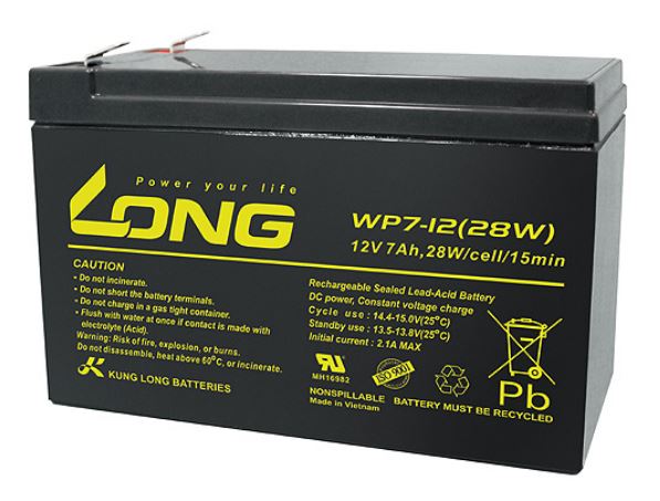 Ắc Quy LONG 12V 7AH WP7-12 (28W)
