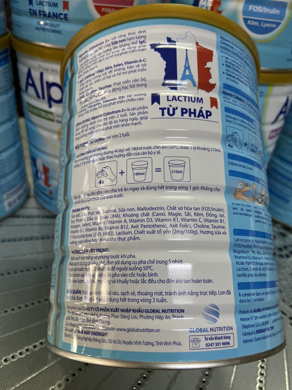 (Date mới) Sữa Alponte Colostrum 0+ 1+ 2+ 800g