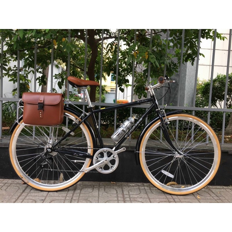 Túi da treo baga xe đạp 1 bên