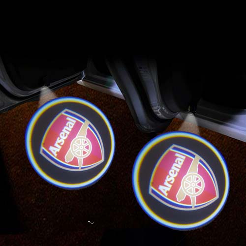 Đèn cảnh báo mở cửa chiếu Logo các Câu Lạc Bộ bóng đá