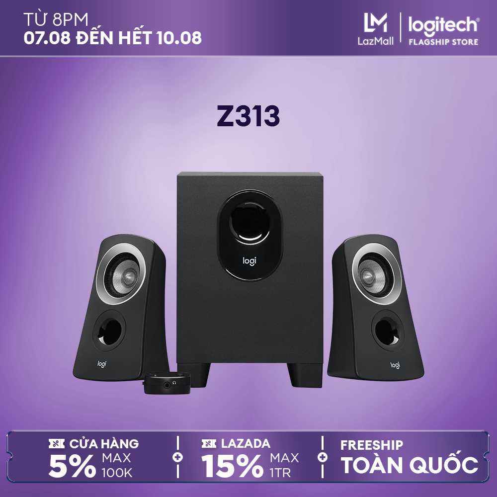 Loa vi tính cao cấp 2.1 LOGITECH Z313