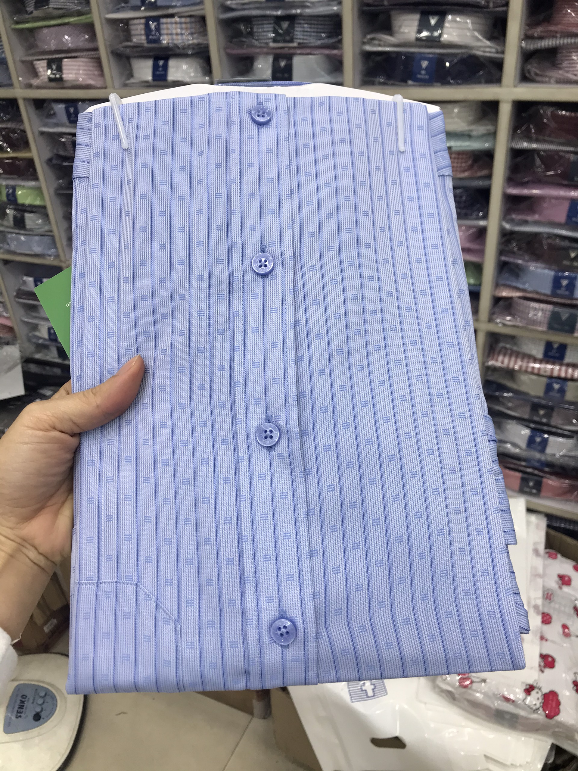Áo sơ mi dài tay Khatoco chính hãng mẫu mới