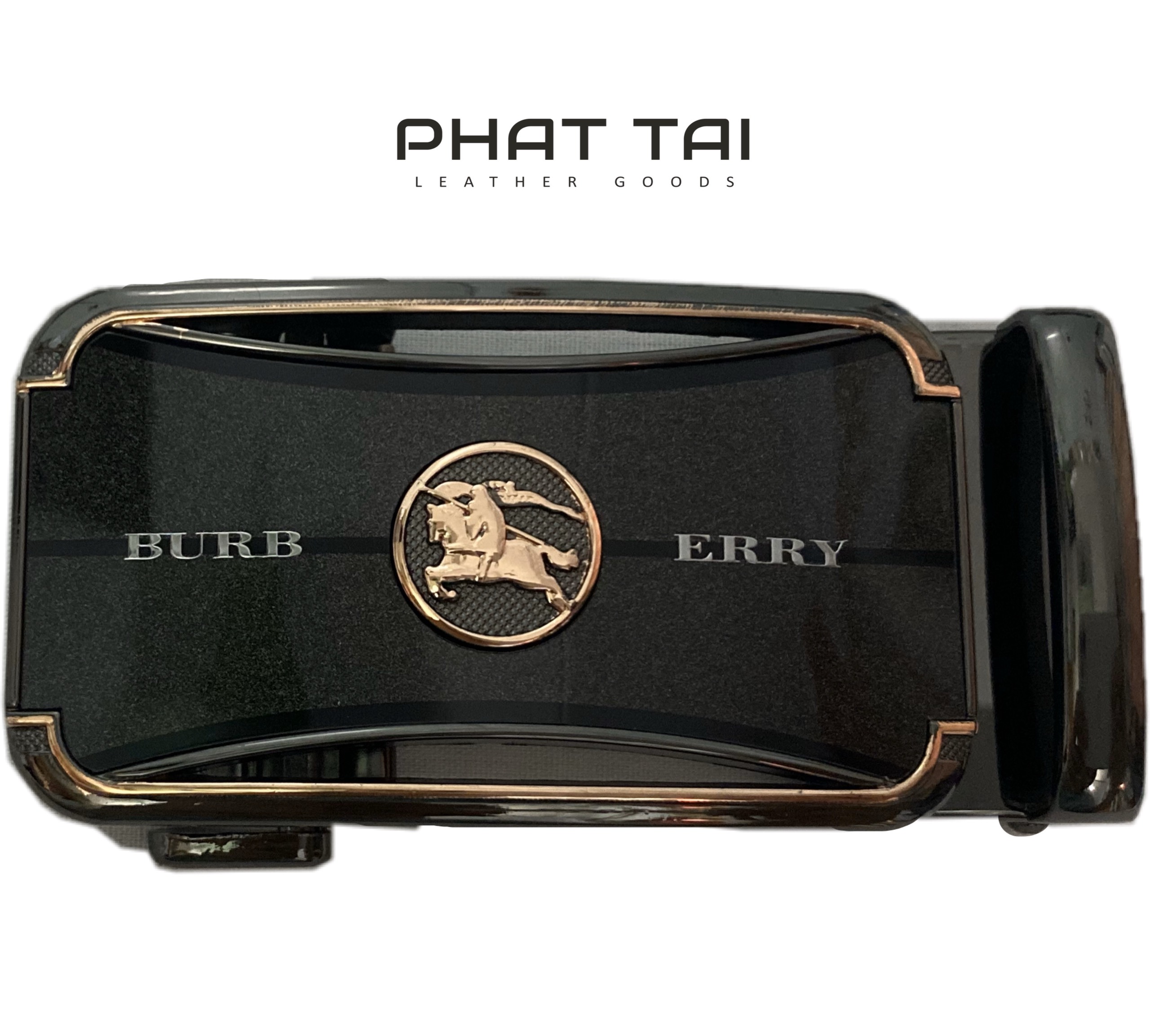 [Khoá Tăng] Đầu khoá thắt lưng nam, mẫu gương, logo thương hiệu