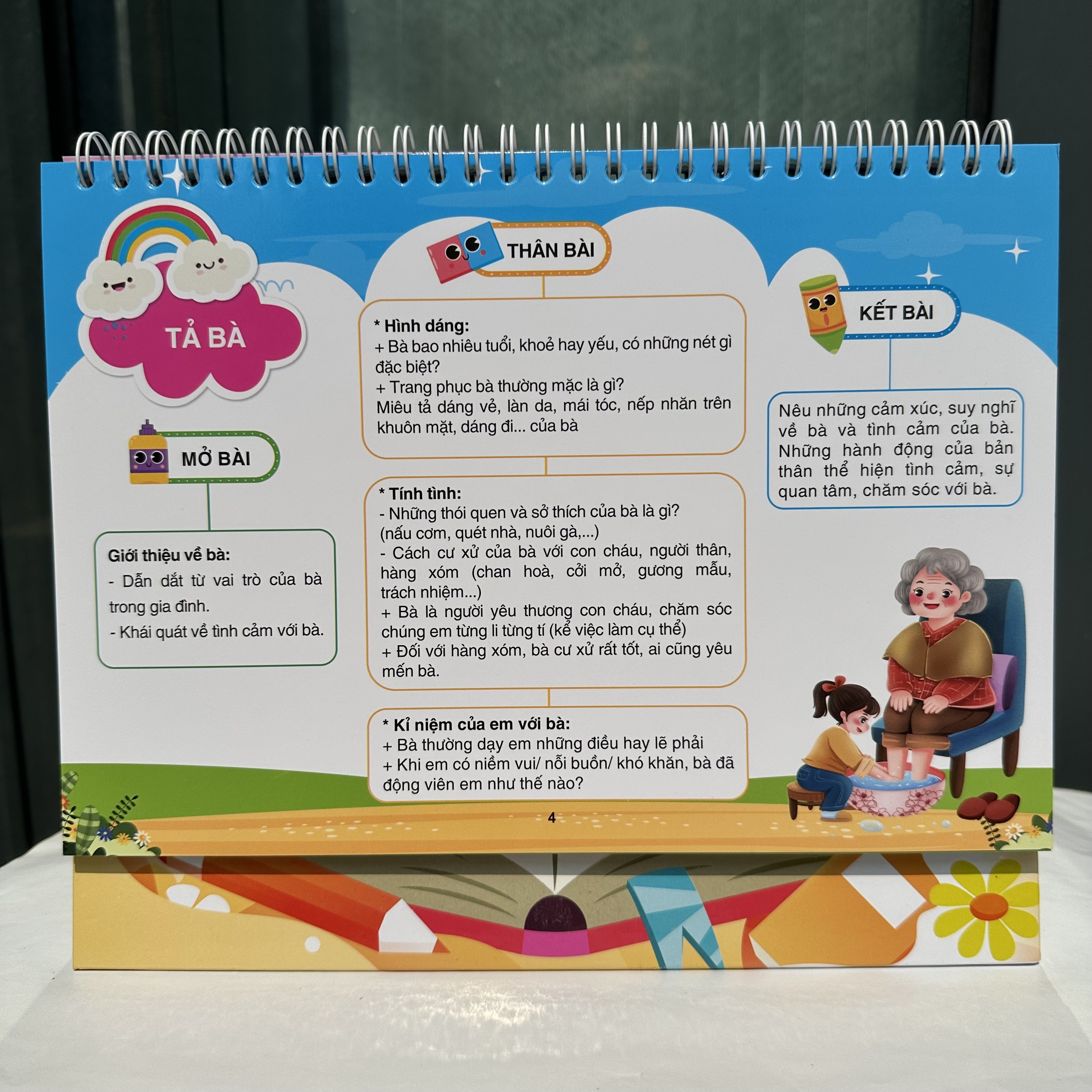 Sách - Bộ Lịch Công Thức Làm Văn Tiểu Học (Phiên bản 5.0)