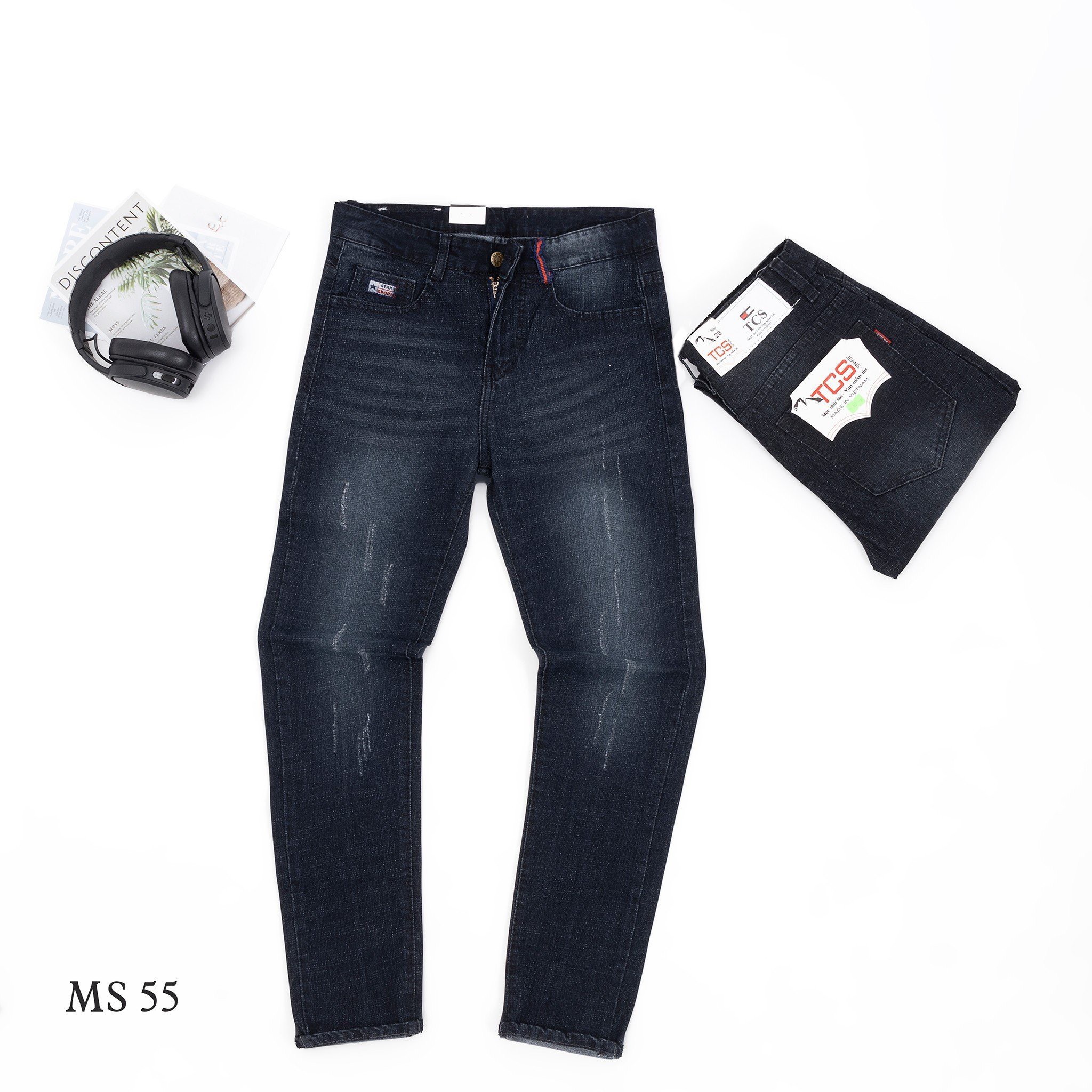 [Hoàn Tiền 15%] [HCM]Quần jean nam rách gối cao cấp, không phai màuchất liệu jeanco giãn tốt hàng chuẩn shop (ảnh thật shop chụp )thời trang DIỄM NHI SHOP nk7