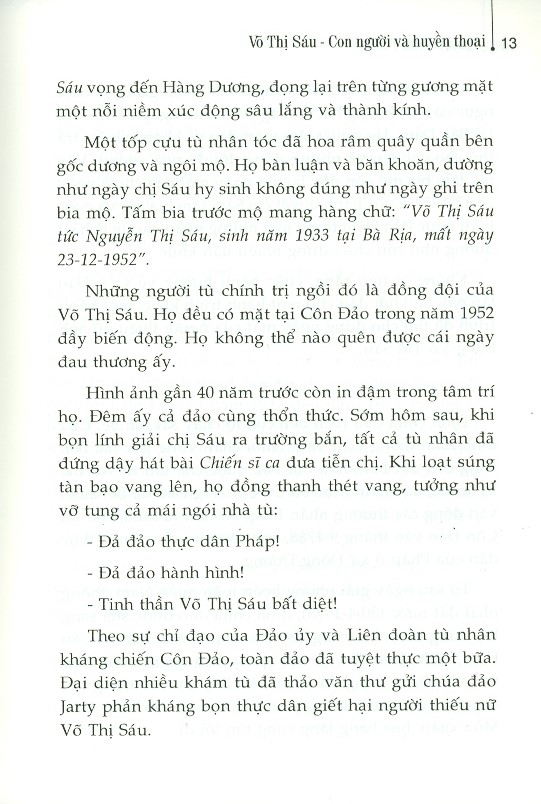 Võ Thị Sáu - Con Người Và Huyền Thoại