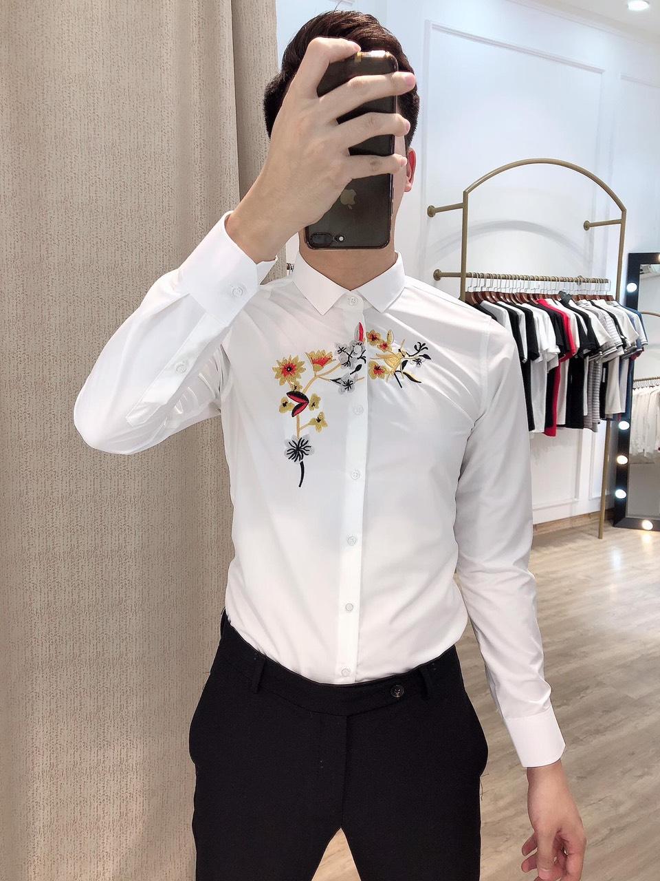 [HCM]Áo sơ mi nam mẫu mới thời trang
