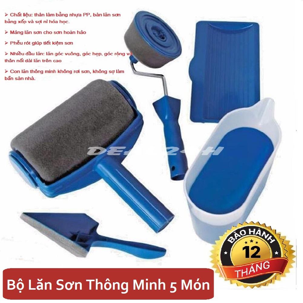 Bán Cọ Lăn Sơn # Mua Cọ Sơn Tường # Bộ Lăn Sơn Thông Minh Paint Runner 5 Chi Tiết, Tay Cầm Bằng Nhựa ABS Cao Cấp, Bông Lăn Mền, Không Tạo Bọt Giúp Lớp Sơn Láng Mịn - Giá Rẻ, Uy Tín, Chất Lượng.