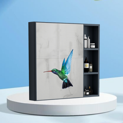 [HÀNG HOT] Tủ đựng đồ phòng tắm phong cách Bắc Âu, thiết kế tích hợp gương soi sang trọng tiết kiệm diện tích, tủ có nhiều ngăn chứa mĩ phẩm, dầu gội sữa tắm