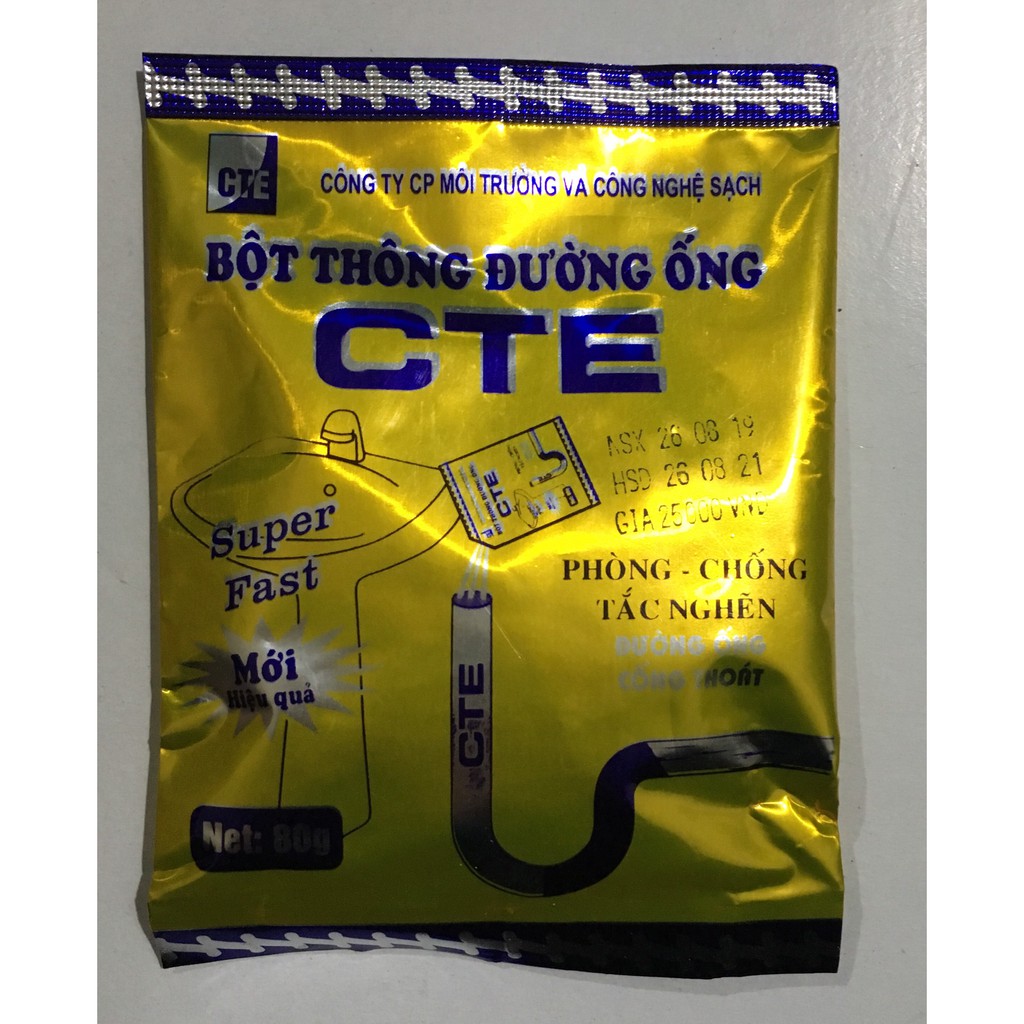 BỘT THÔNG ĐƯỜNG CỐNG CTE