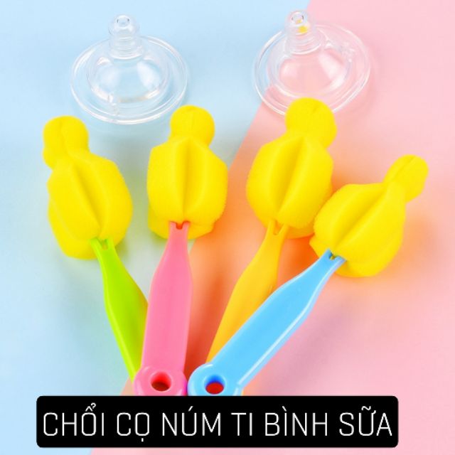 Chổi Cọ rửa núm ti bình sữa