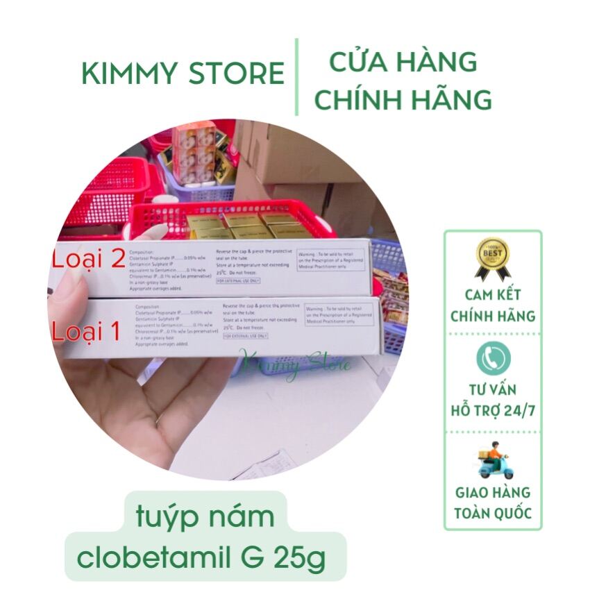Tuýp kem clobetamil G 25gram