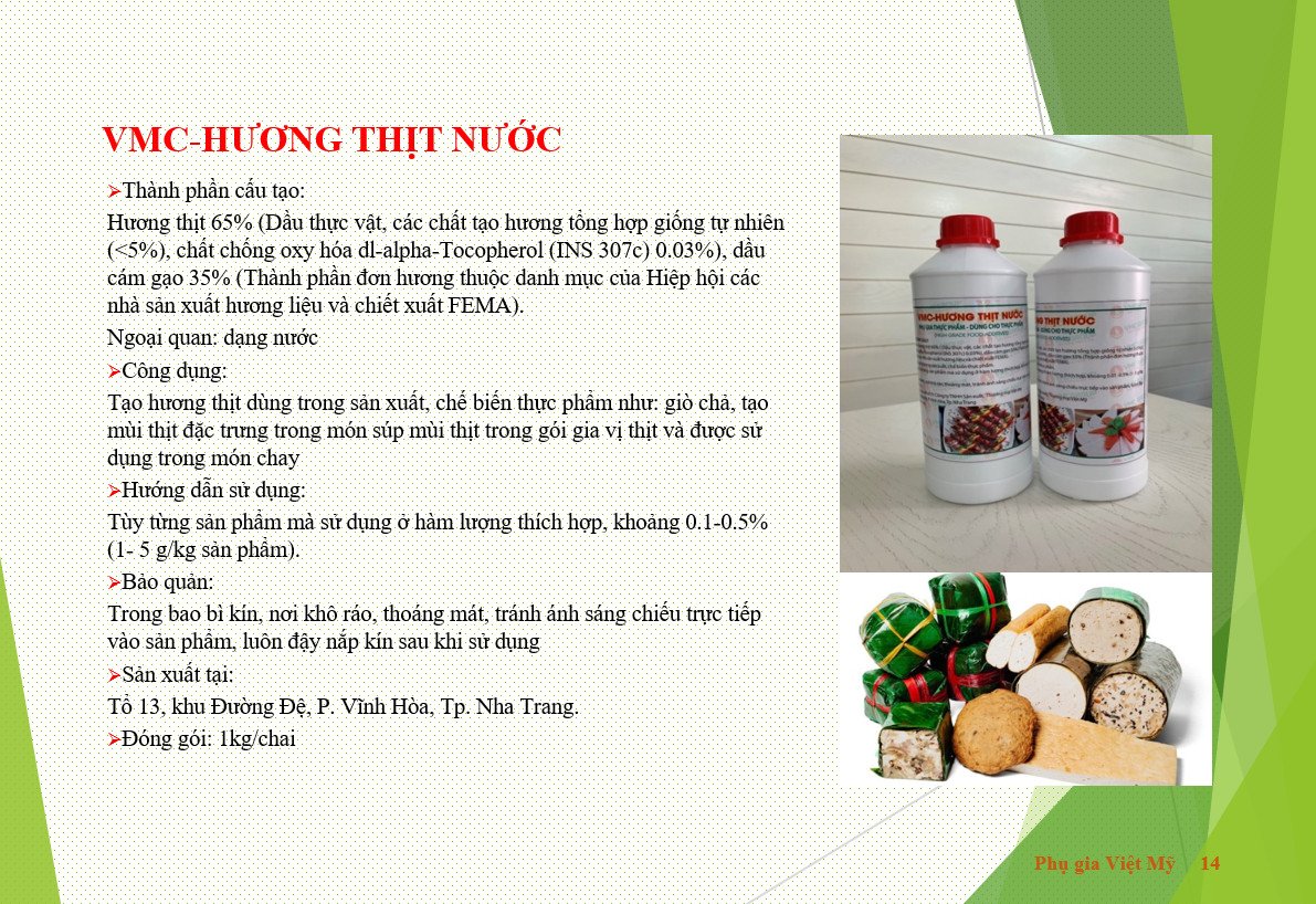 Làm dậy HƯƠNG THỊT cho NƯỚC DÙNG, GIÒ CHẢ,...