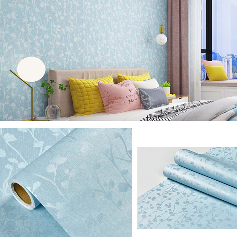 10m Giấy Dán Tường Trang Trí, Decal Dán Tường Hoa Văn 3D (có sẵn keo)