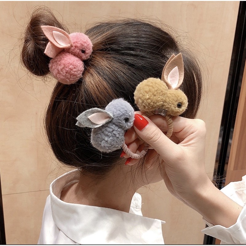 Cột tóc chú thỏ bông tinh nghịch - 01 cột