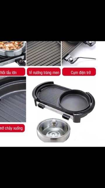 Bếp lẩu nướng Misushita Thái Lan MS-129