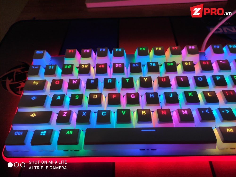 Keycap PBT Pudding Trắng