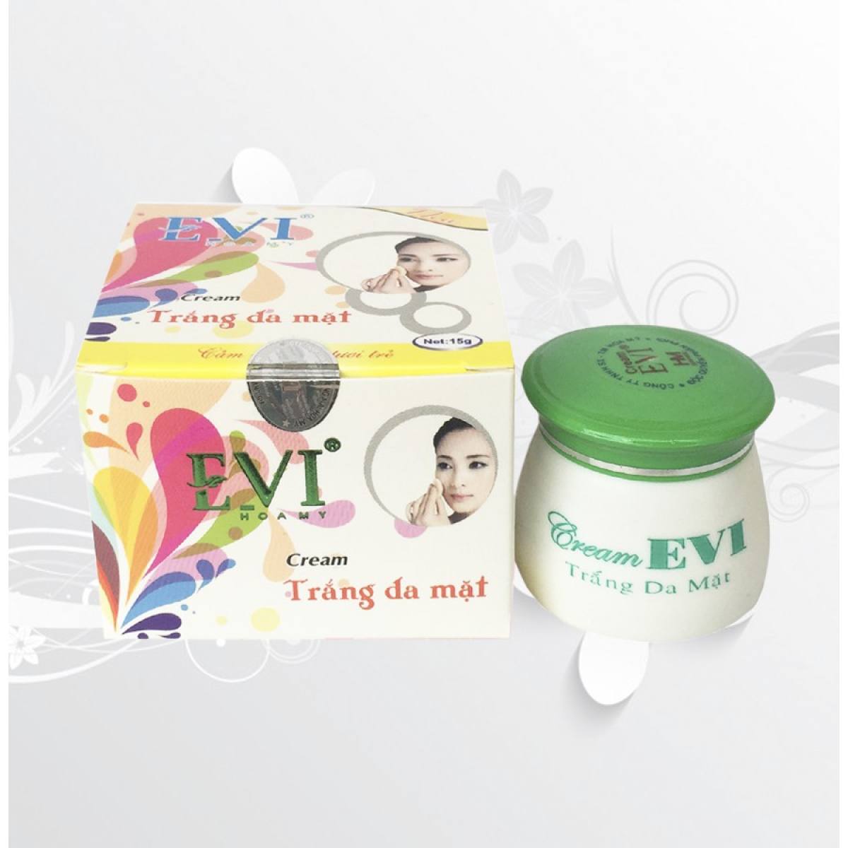 [HCM]Kem EVI trắng da mặt 15g
