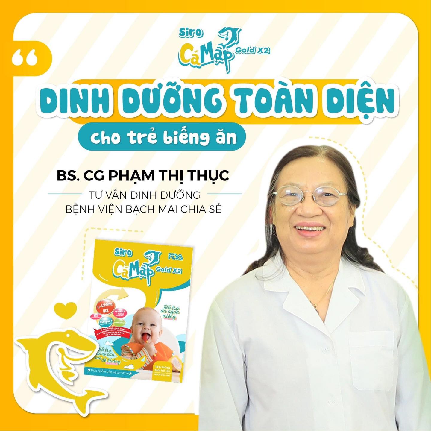 Siro Cá Mập Gold x10 30 gói