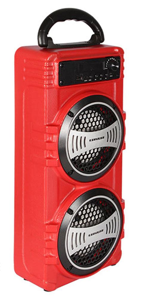 [HCM]Loa Bluetooth  đọc thẻ nhớ Sunrise BS21-B (Đỏ)