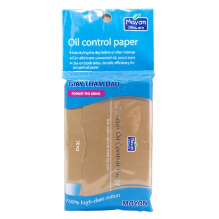 Giấy Thấm Dầu Mayan Oil Control Paper 100 PCS