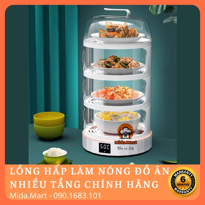 Giá bán LỒNG HẤP LÀM NÓNG ĐỒ ĂN NHIỀU TẦNG GIA DỤNG TIỆN ÍCH CHÍNH HÃNG BẢO HÀNH 6 THÁNG