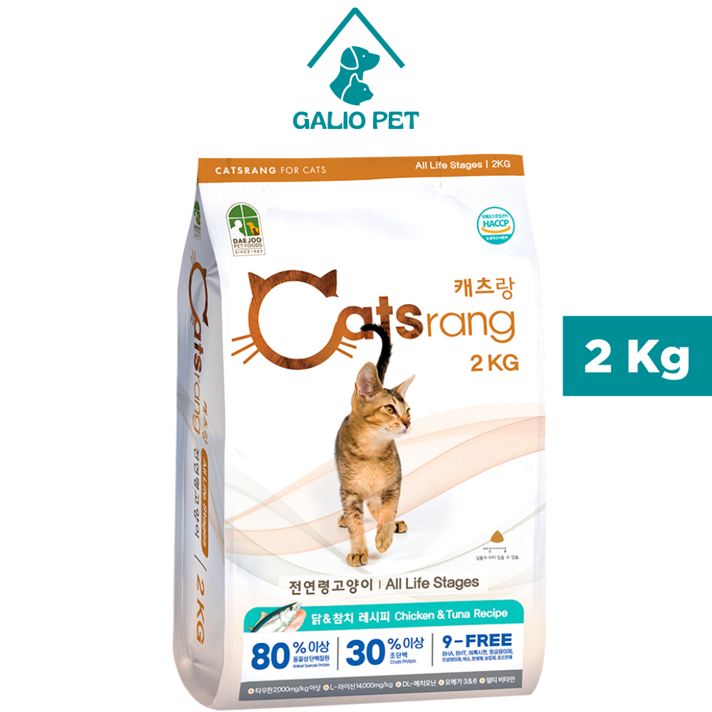 Thức Ăn Cho Mèo Mọi Lứa Tuổi Catsrang, Túi 2Kg [All Stages]