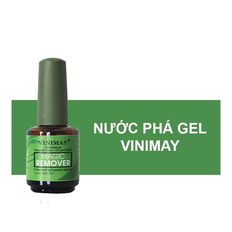 Nước phá gel móng - chai chuyên dụng phá gel Vinimay 15ml