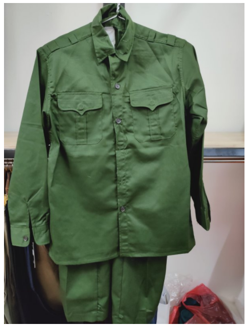 Quần Áo Bảo hộ lao động giá rẻ - chất liệu vải kaki Nam định bền đẹp màu xanh bộ đôi đủ số 3 4 5 6