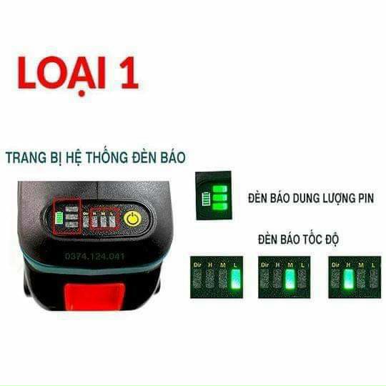 [Không chổi than] Thân máy chuyên vít Makita 118v