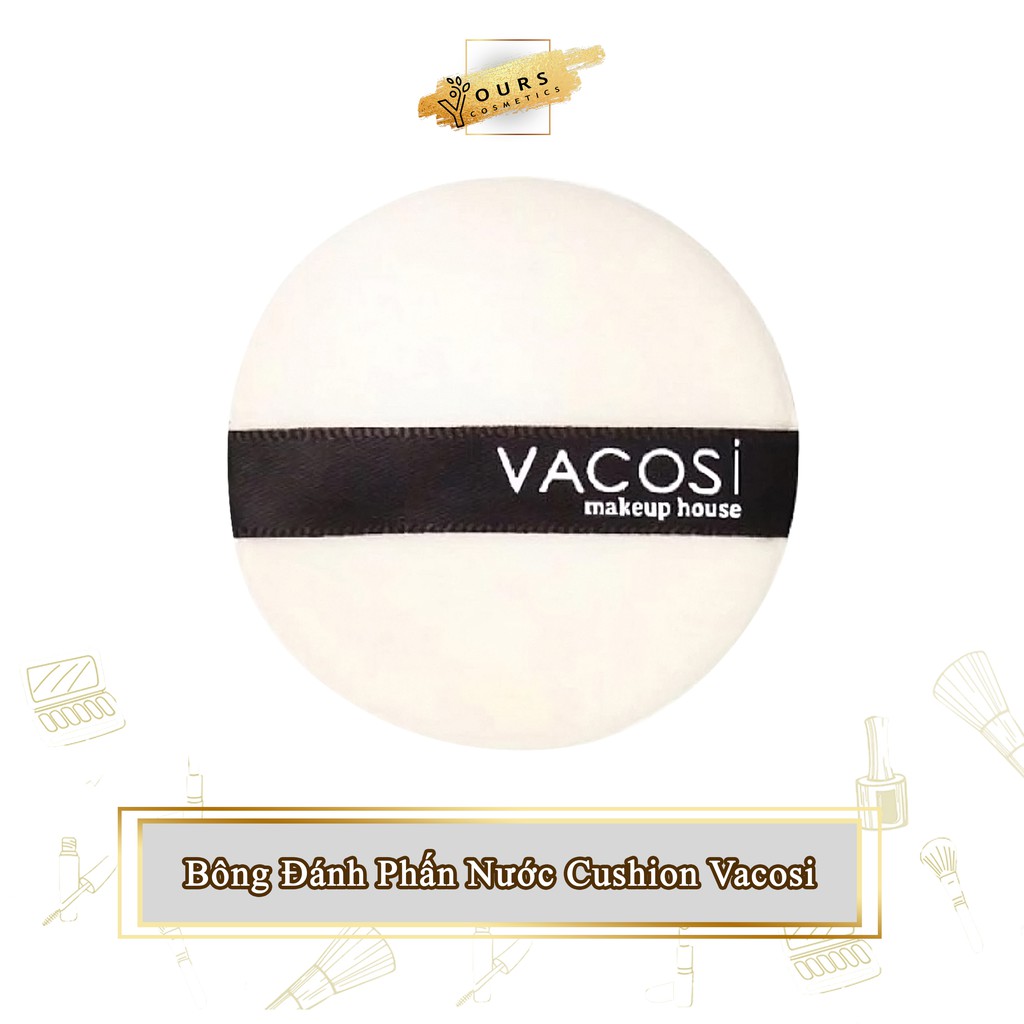 Bông phấn ướt vacosi cushion sponge - bp22