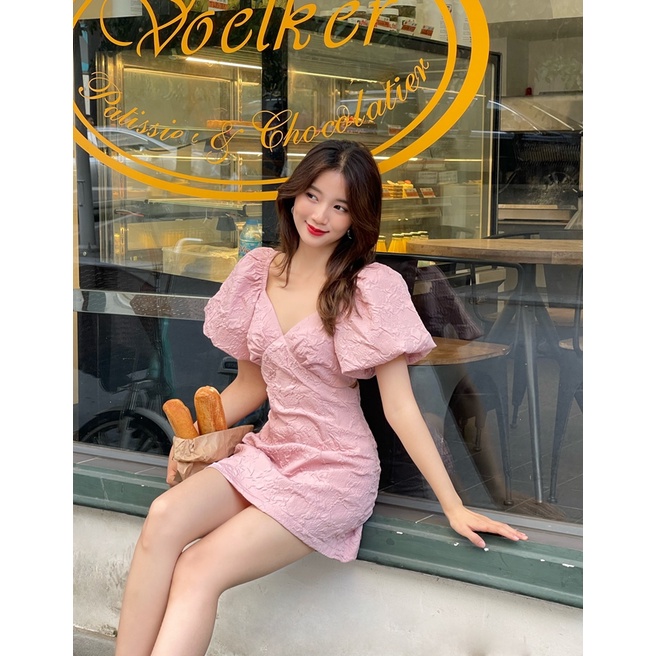 Đầm khoét eo celine Miều ôm dáng quyến rũ DM325