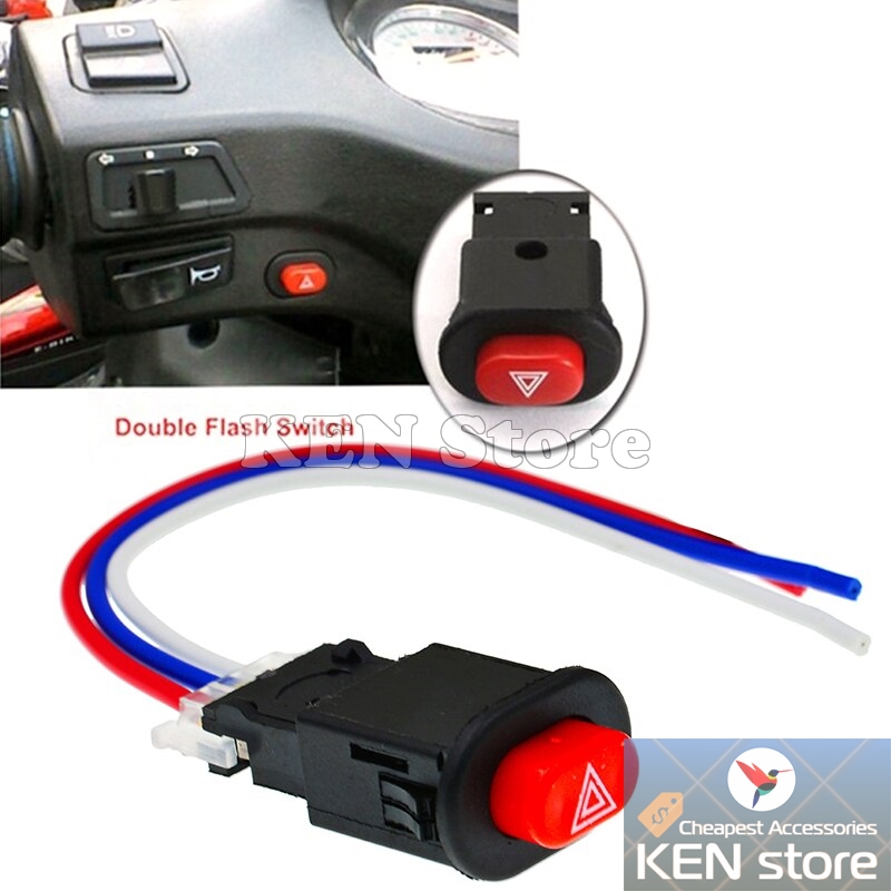 Công tắc hazard báo hiệu khẩn cấp dành cho xe máy