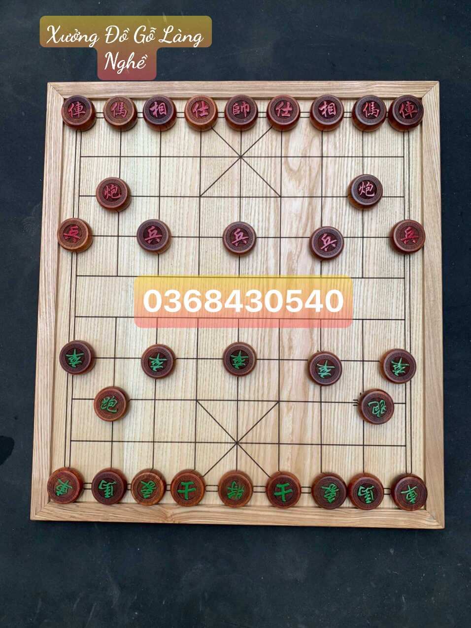 [ Xả Lỗ ] Bàn Cờ Tướng Làm Bằng Gỗ Cao Cấp [ Bàn Cờ Tướng - Hàng Loại 1 ]