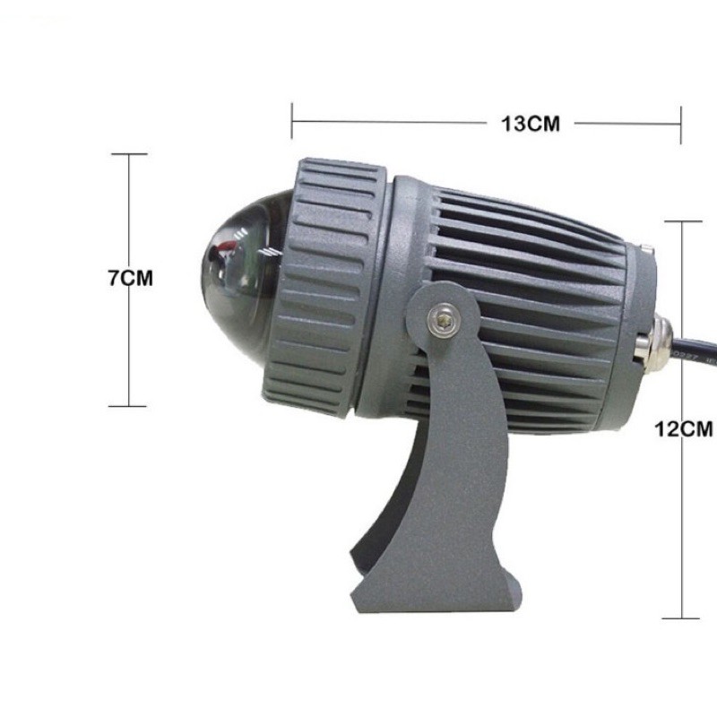 Đèn Led chiếu rọi cột ngoài trời, rọi cây cảnh, chống nước chống bụi IP65 10W