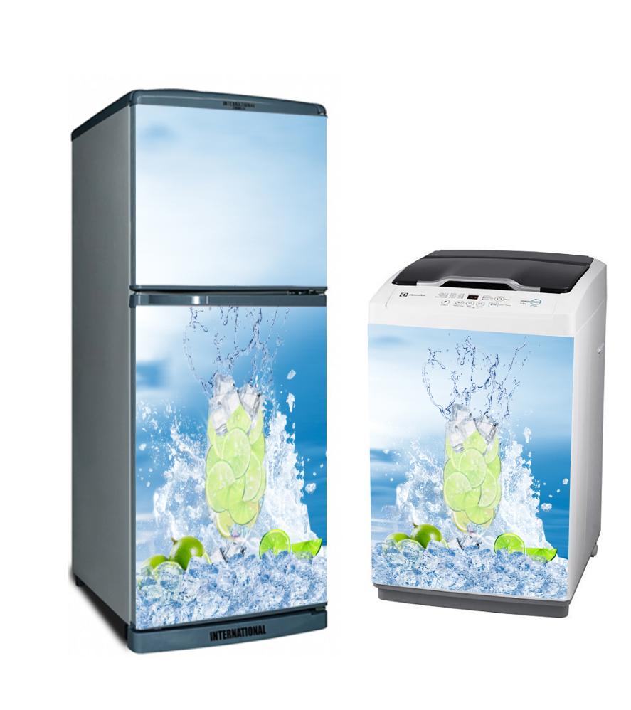 [HCM]COMBO DECAL DÁN TỦ LẠNH + MÁY GIẶT
