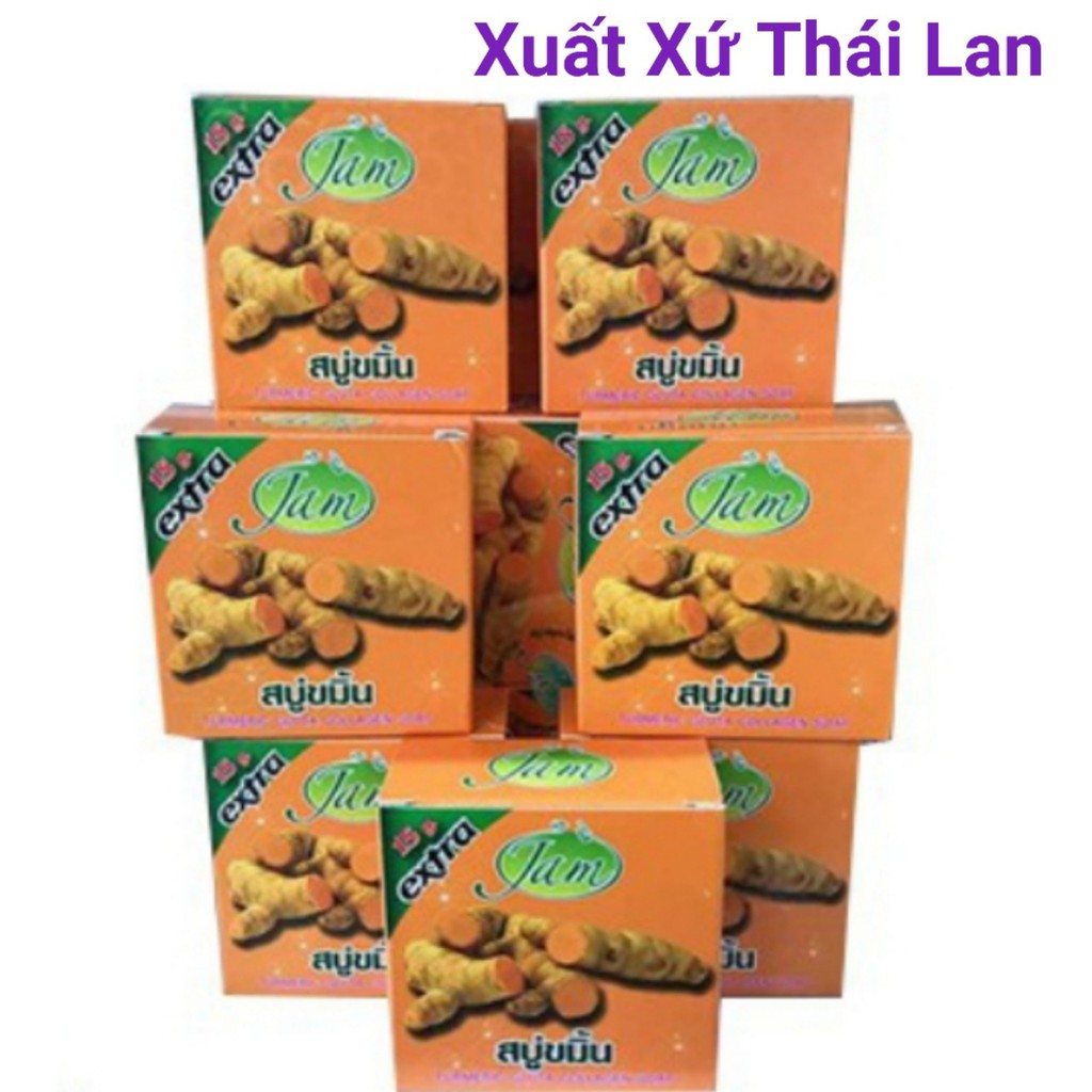 Bánh Xà Phòng Nghệ JAM Thái Lan (Mỗi bánh 70g)
